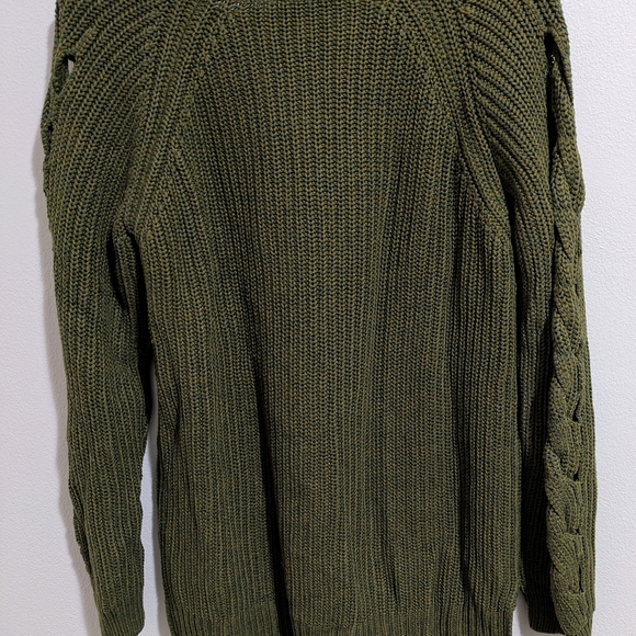Lucky Brand Open Cable Knit Sweater M - Picture 2 of 9